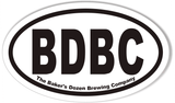 BDBC Oval Bumper Stickers