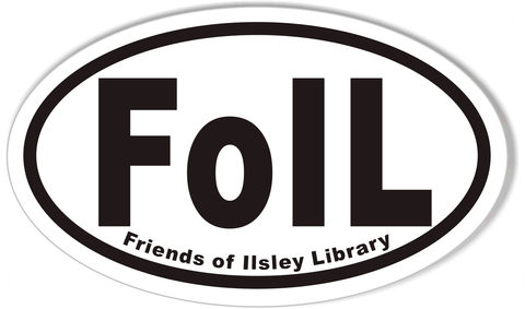 FoIL Friends of Ilsley Library Oval Bumper Stickers