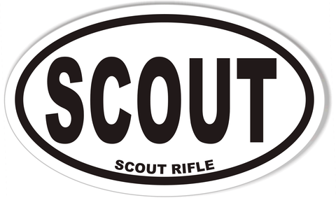SCOUT Oval Bumper Stickers