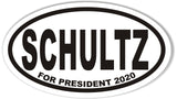 Howard Schultz for President Oval Bumper Sticker