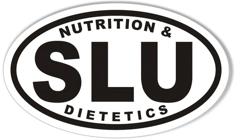 SLU NUTRITION & DIETETICS 3x5" Oval Bumper Stickers