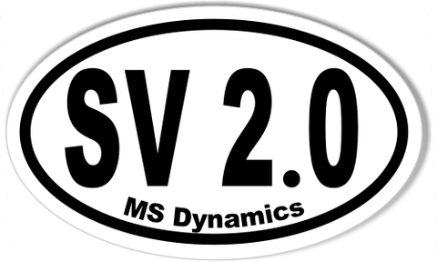 SV 2.0 Custom Oval Bumper Stickers