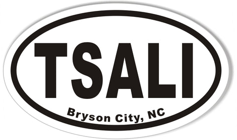 TSALI Oval Stickers