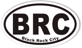 BRC Oval Bumper Stickers