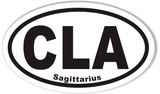 CLA Custom Oval Bumper Stickers