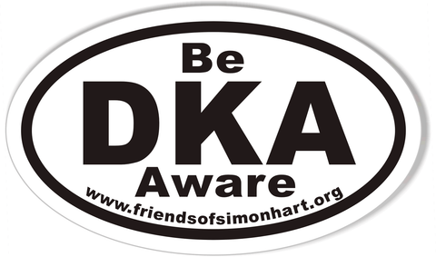 DKA Custom Oval Bumper Stickers