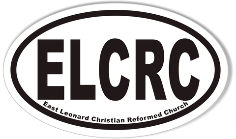 ELCRC Oval Bumper Stickers