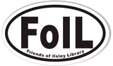 FoIL Friends of Ilsley Library Oval Bumper Stickers