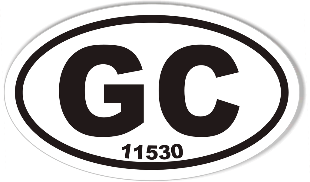 Sticker Gc GC 11530 Oval Bumper Stickers – StickerCafe.com