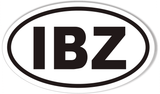 IBZ Oval Bumper Stickers