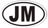 JM Custom Oval Bumper Stickers