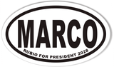 Marco Rubio for President 2028 Oval Bumper Sticker