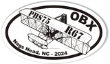 R67 OBX Wright Flyer Oval Bumper Stickers