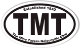TMT Oval Bumper Stickers