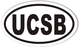 UCSB Oval Bumper Stickers