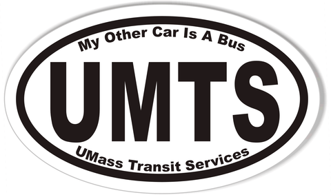UMTS Custom Oval Bumper Stickers