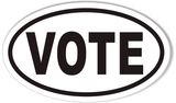 VOTE Oval Bumper Stickers