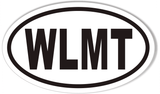 WLMT Oval Bumper Stickers