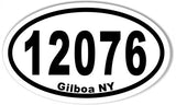 Gilboa NY Euro Oval Sticker