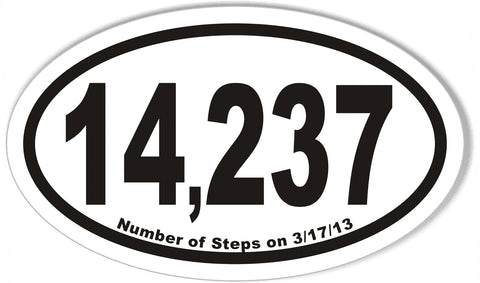 14,237  Oval Bumper Stickers