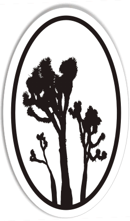 3 Trees Oval Bumper Stickers
