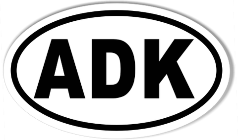 ADK Oval Bumper Sticker