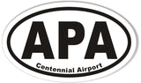 APA 3x5" Custom Oval Bumper Stickers