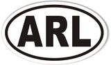 ARL Custom Oval Bumper Stickers