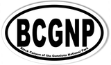 Black Canyon of the Gunnison National Park Oval Sticker