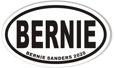 BERNIE SANDERS for PRESIDENT 2020 Oval Bumper Stickers