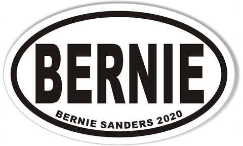 BERNIE SANDERS for PRESIDENT 2020 Oval Bumper Stickers