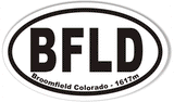 BFLD Broomfield, Colorado Euro Oval Sticker