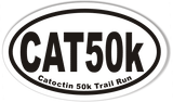 CAT50k Euro Oval Bumper Stickers