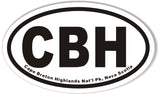 CBH Cape Breton Highlands Oval Sticker