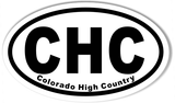 CHC Colorado High Country Oval Bumper Stickers