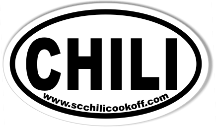 CHILI Custom Oval Bumper Stickers