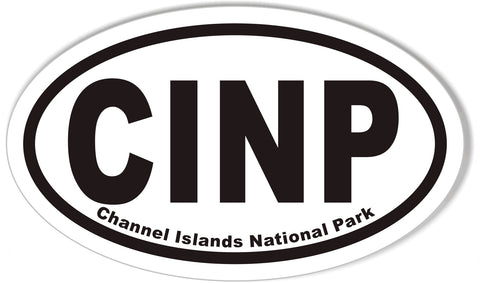 CINP Channel Islands National Park Oval Bumper Stickers