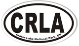 Crater Lake National Park, OR Oval Bumper Sticker