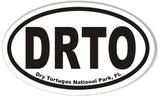 Dry Tortugas National Park, FL Oval Bumper Stickers