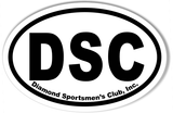 DSC Custom Euro Oval Stickers