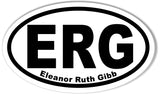 ERG Custom Oval Bumper Stickers