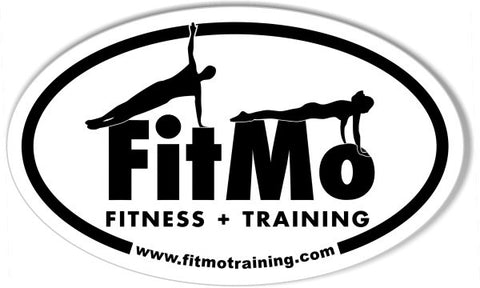 FitMo 3x5 Inch Custom Oval Bumper Stickers