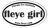 fleye girl Euro Oval Bumper Stickers