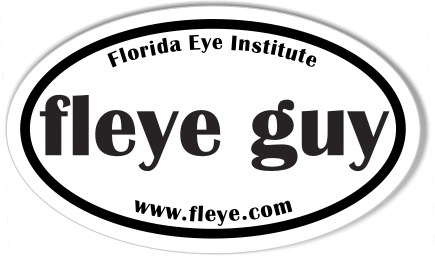 fleye guy Euro Oval Bumper Stickers