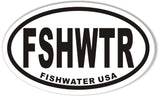 FSHWTR Custom Oval Bumper Stickers