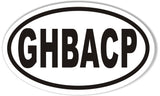 GHBACP Oval Bumper Stickers