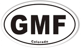 GMF 3x5 Inch Custom Oval Bumper Stickers
