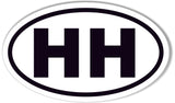 HH Oval Bumper Stickers