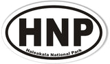 HNP Haleakala National Park Oval Bumper Stickers