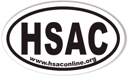 HSAC Custom Euro Oval Bumper Stickers
